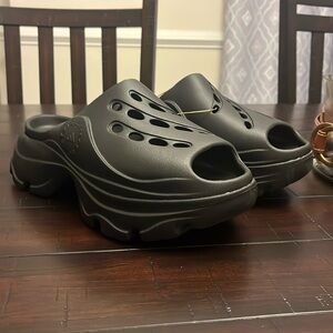 Adidas Stella McCartney aSMC Clogs Sandals Shoes black GW2050 new Women’s Size 9